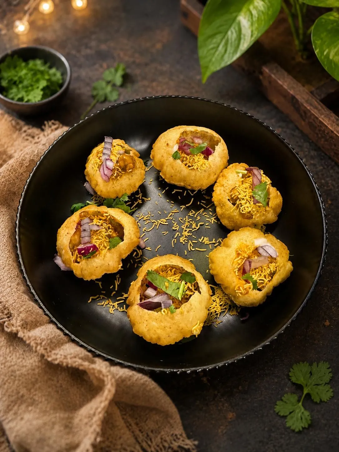 Starters: Poori Chaat