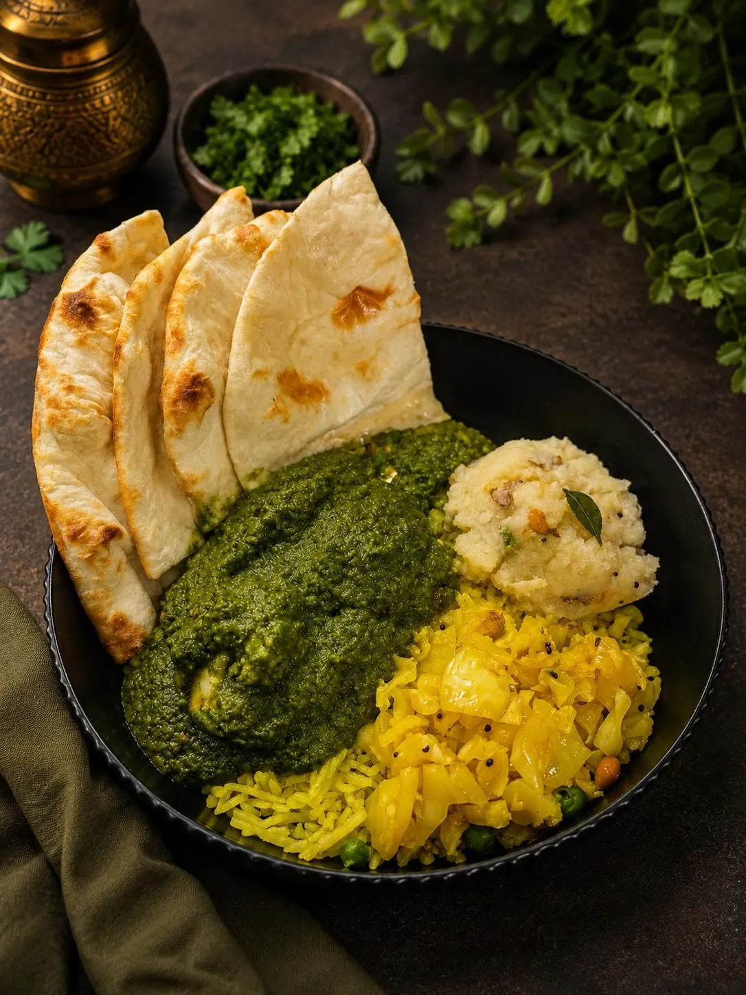 Curry Combo: Saag Bowl